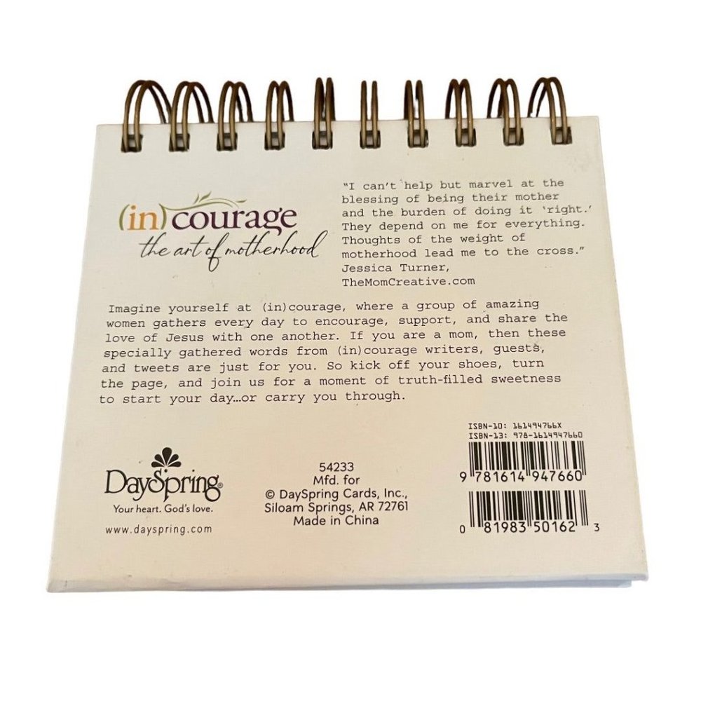 The Art of Motherhood (in)courage Everyday Inspirations Perpetual Calendar - Picture 6 of 9